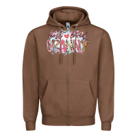 Chestnut most loved granny Zipper Hoodie - RacoonDesign