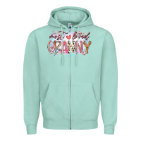 Seafoam most loved granny Zipper Hoodie - RacoonDesign