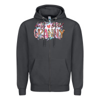 Smoke most loved granny Zipper Hoodie - RacoonDesign