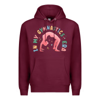 Burgundy in my gymnastics era shinning Premium Hoodie - MaliasSmallBusiness