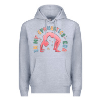 Heather Grey in my gymnastics era shinning Premium Hoodie - MaliasSmallBusiness