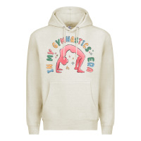 Oatmeal Heather in my gymnastics era shinning Premium Hoodie - MaliasSmallBusiness