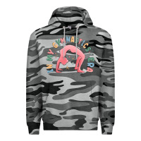 Slate Camo in my gymnastics era shinning Premium Hoodie - MaliasSmallBusiness