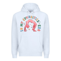 White in my gymnastics era shinning Premium Hoodie - MaliasSmallBusiness