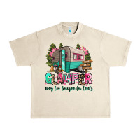 Sandshell glamper way too boujee for tents 2 Urban Heavy Tee - RanaPortraitStore