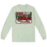 Matcha christmas truck with cows Long Sleeve Tee - RanaPortraitStore