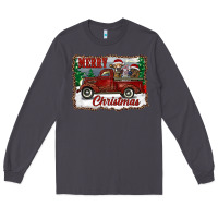 Smoke christmas truck with cows Long Sleeve Tee - RanaPortraitStore