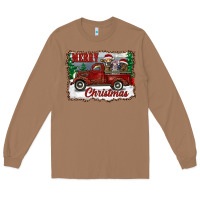 Toasted Coconut christmas truck with cows Long Sleeve Tee - RanaPortraitStore
