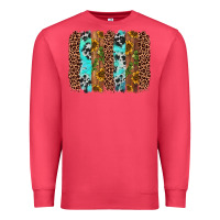 Cardinal sunflower cactus leopard brushstroke Premium Sweatshirt - AdoDesignShop
