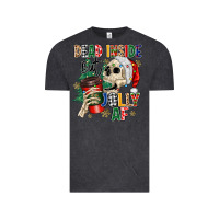 Vintage Black dead inside but jolly as fuck Vintage Tee - MaliasSmallBusiness