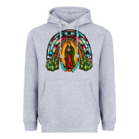 Our Lady Of Guadalupe Rainbow Heavyweight Hoodie | Teevron