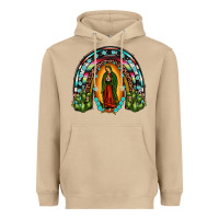 Mushroom our lady of guadalupe rainbow Heavyweight Hoodie - JahusDesignShop
