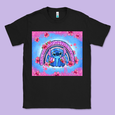 Stitch Rainbow Classic Tee Designed By Zillion Design Studio