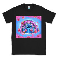 Black stitch rainbow Classic Tee - Zillion Design Studio