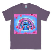 Lavender stitch rainbow Classic Tee - Zillion Design Studio
