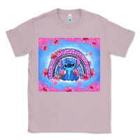 Lilac stitch rainbow Classic Tee - Zillion Design Studio