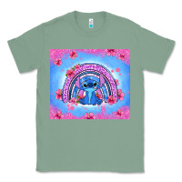 Sage stitch rainbow Classic Tee - Zillion Design Studio