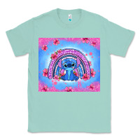 Seafoam stitch rainbow Classic Tee - Zillion Design Studio