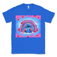 True Royal stitch rainbow Classic Tee - Zillion Design Studio