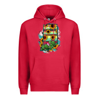 Cardinal Indiana Map Sunflower Cactus Serape Premium Hoodie - RanaPortraitStore