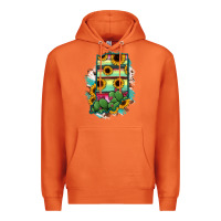 Carrot Indiana Map Sunflower Cactus Serape Premium Hoodie - RanaPortraitStore