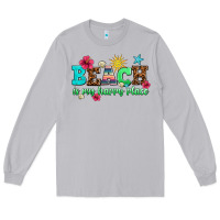 Moon Dust beach is my happy place Long Sleeve Tee - AdoDesignShop