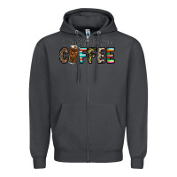 Smoke i could go for some coffee Zipper Hoodie - CowhideDigitalArt