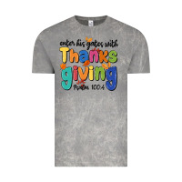 Cloud Rock enter his gates with thanksgiving psalm 100 4 Vintage Tee - MaliasSmallBusiness