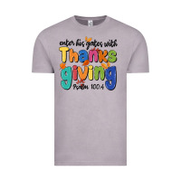 Vintage Zinc enter his gates with thanksgiving psalm 100 4 Vintage Tee - MaliasSmallBusiness