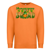 Carrot shenanigans squad gnomes shamrock gold leopard glitter Premium Sweatshirt - Artiststas
