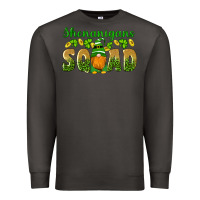 Smoke shenanigans squad gnomes shamrock gold leopard glitter Premium Sweatshirt - Artiststas