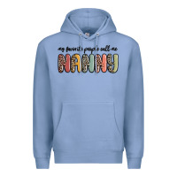 Colony Blue my favorite people call me nanny Premium Hoodie - MaliasSmallBusiness