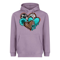Lavender love turquoise hearts Heavyweight Hoodie - Jasminsmagicworld