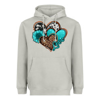 Moon Dust love turquoise hearts Heavyweight Hoodie - Jasminsmagicworld