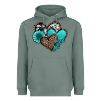 Sage love turquoise hearts Heavyweight Hoodie - Jasminsmagicworld