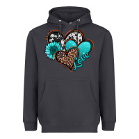 Smoke love turquoise hearts Heavyweight Hoodie - Jasminsmagicworld