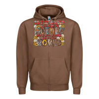 Chestnut mother world Zipper Hoodie - RacoonDesign