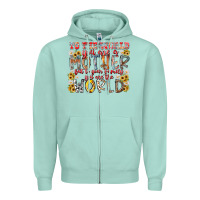 Seafoam mother world Zipper Hoodie - RacoonDesign
