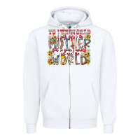 White mother world Zipper Hoodie - RacoonDesign