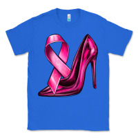True Royal Breast Cancer Ribbon and Heels Classic Tee - texasbilliewilder
