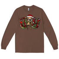 Chestnut christmas joy with heifer Long Sleeve Tee - RanaPortraitStore