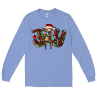 Colony Blue christmas joy with heifer Long Sleeve Tee - RanaPortraitStore