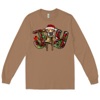 Toasted Coconut christmas joy with heifer Long Sleeve Tee - RanaPortraitStore