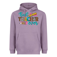 Lavender best teacher ever Heavyweight Hoodie - BundleAndBundleShop
