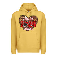 Antique Gold senior 2024 mom football Premium Hoodie - MaliasSmallBusiness