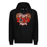 Black senior 2024 mom football Premium Hoodie - MaliasSmallBusiness