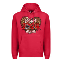 Cardinal senior 2024 mom football Premium Hoodie - MaliasSmallBusiness