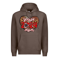 Coffee senior 2024 mom football Premium Hoodie - MaliasSmallBusiness