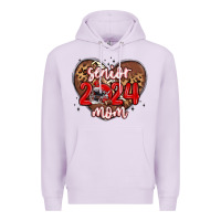 Lilac senior 2024 mom football Premium Hoodie - MaliasSmallBusiness