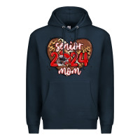 Navy senior 2024 mom football Premium Hoodie - MaliasSmallBusiness